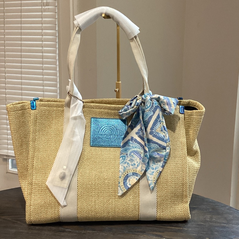 Kurt Geiger Large Southbank Shopper with Blue Twilly NIP
